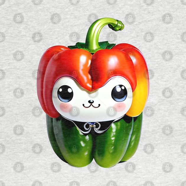 Peppurrina the Bell Pepper by KawaiiNimbus